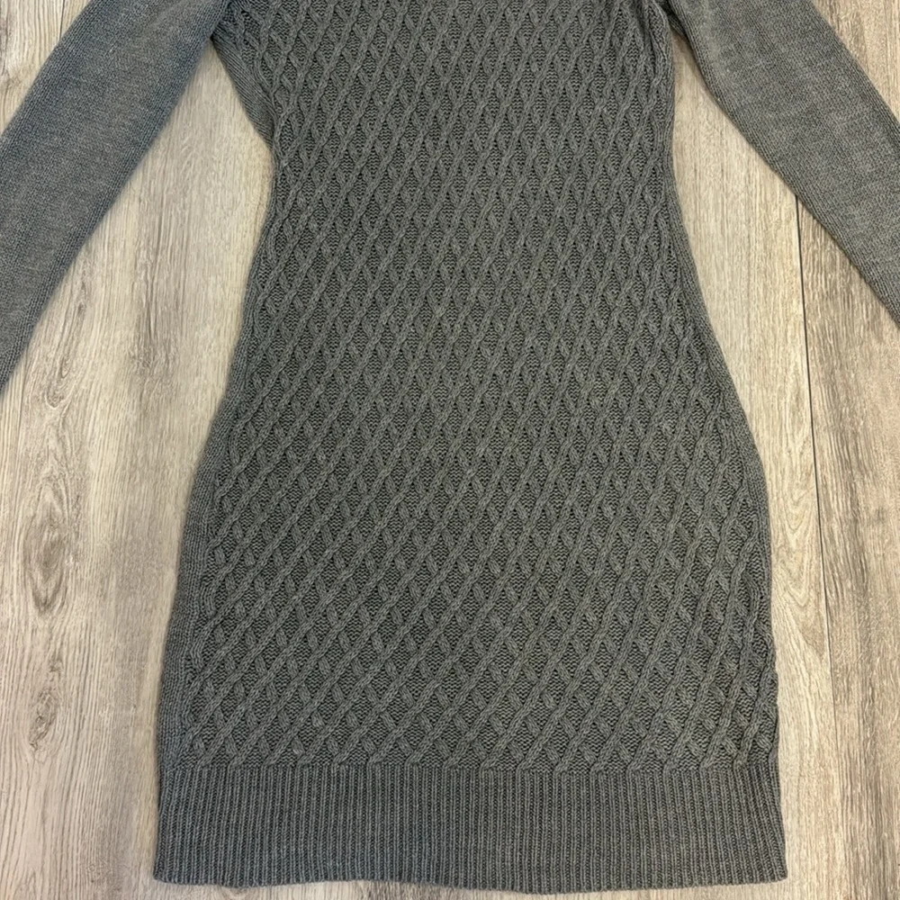 A.N.A gray long sweater dress